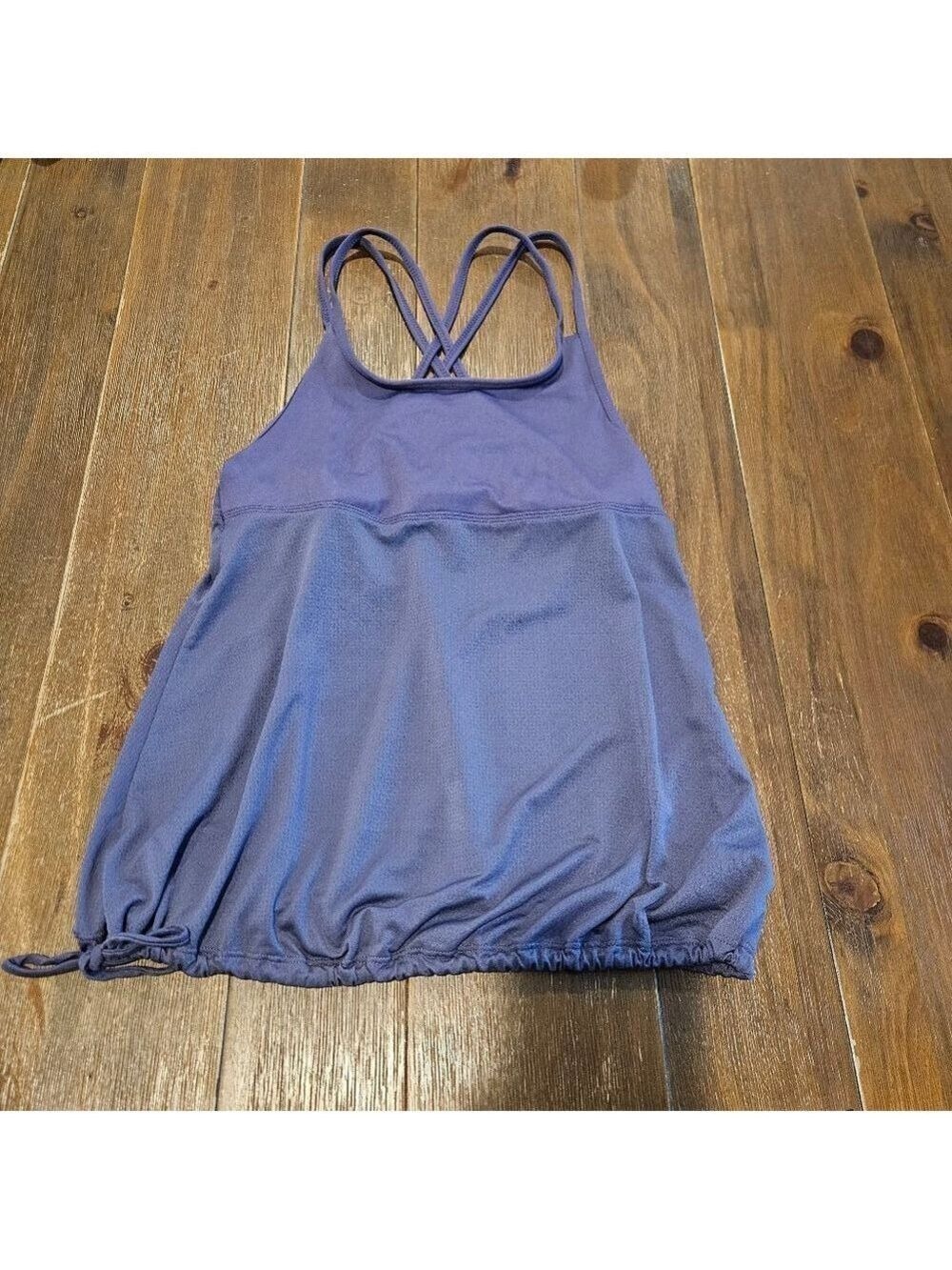 Women's Champion Athletic Tank Top Size M Purple, Built-in Bra